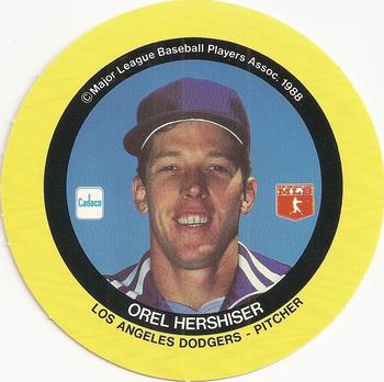 1989 Cadaco Discs #NNO Orel Hershiser Front