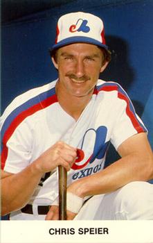 1983 Montreal Expos Photocards #NNO Chris Speier Front
