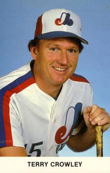 1983 Montreal Expos Photocards #NNO Terry Crowley Front