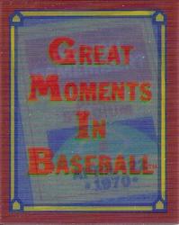 1988 Score - Magic Motion: Great Moments in Baseball #25 Tom Seaver: 04/22/1970 Front