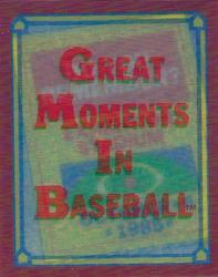1988 Score - Magic Motion: Great Moments in Baseball #56 Phil Niekro: 10/06/1985 Front