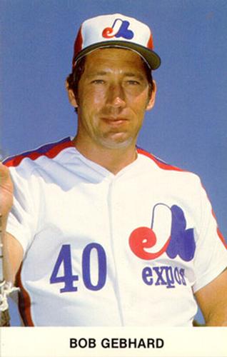 1982 Montreal Expos #NNO Bob Gebhard Front