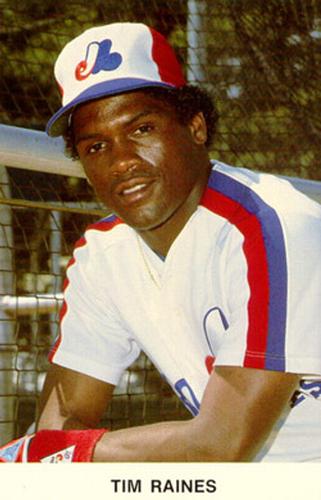 1982 Montreal Expos #NNO Tim Raines Front