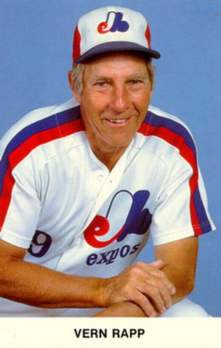 1982 Montreal Expos #NNO Vern Rapp Front