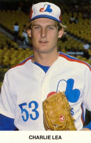 1980 Montreal Expos Postcards #NNO Charlie Lea Front