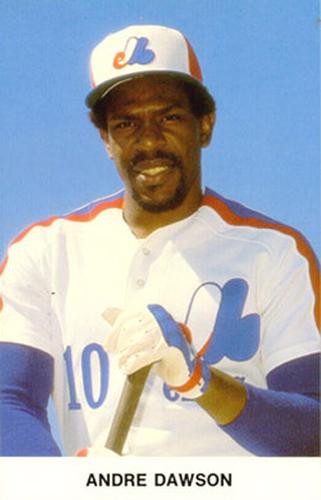1980 Montreal Expos Postcards #NNO Andre Dawson Front