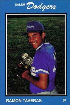 1989 Salem Dodgers #30 Ramon Taveras Front