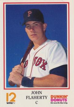 1991 Dunkin' Donuts Pawtucket Red Sox #NNO John Flaherty Front