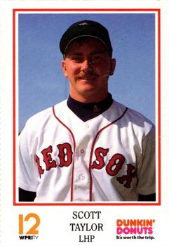 1992 Dunkin' Donuts Pawtucket Red Sox #NNO Scott Taylor Front