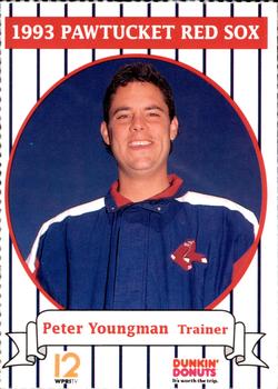1993 Dunkin' Donuts Pawtucket Red Sox #NNO Peter Youngman Front