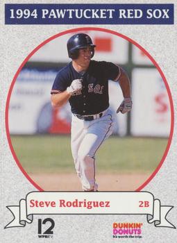 1994 Dunkin' Donuts Pawtucket Red Sox #NNO Steve Rodriguez Front