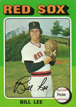 1975 Topps #128 Bill Lee Front