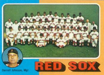 1975 Topps #172 Boston Red Sox / Darrell Johnson Front