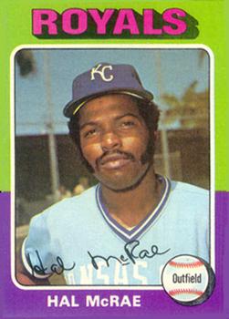 1975 Topps #268 Hal McRae Front