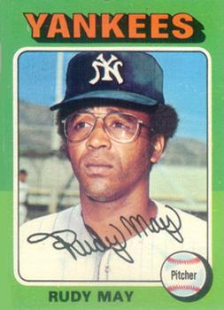 1975 Topps #321 Rudy May Front
