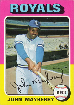 1975 Topps #95 John Mayberry Front