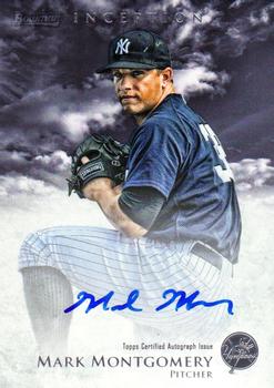 2013 Bowman Inception #PA-MM Mark Montgomery Front