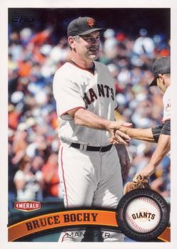 2011 Topps Emerald Nuts San Francisco Giants #SFG29 Bruce Bochy Front