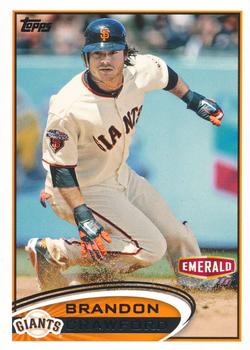 2012 Topps Emerald Nuts San Francisco Giants #SF19 Brandon Crawford Front