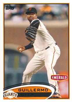2012 Topps Emerald Nuts San Francisco Giants #SF9 Guillermo Mota Front