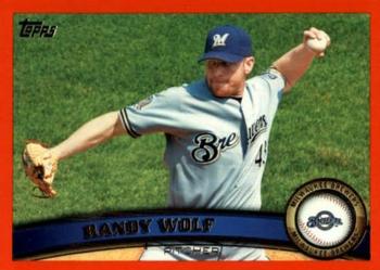 2011 Topps - Red Border #14 Randy Wolf Front