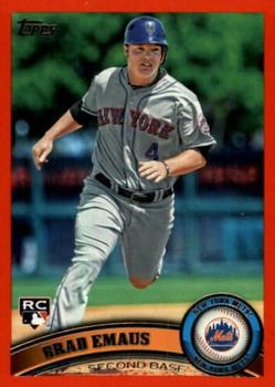 2011 Topps - Red Border #427 Brad Emaus Front
