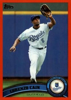 2011 Topps - Red Border #533 Lorenzo Cain Front
