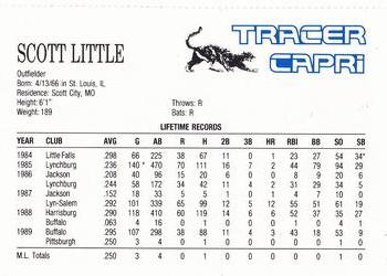 1990 Buffalo Bisons #NNO Scott Little Back