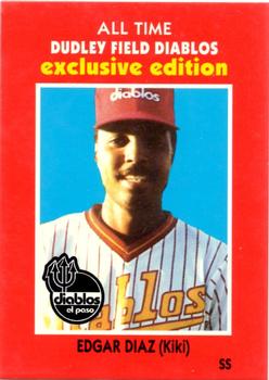 1990 El Paso Diablos All-Time Greats #16 Edgar Diaz Front