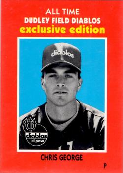 1990 El Paso Diablos All-Time Greats #21 Chris George Front