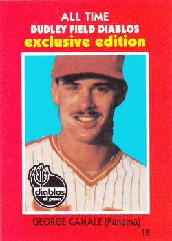1990 El Paso Diablos All-Time Greats #28 George Canale Front