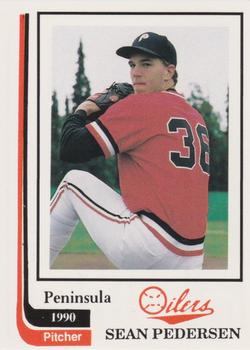 1990 Peninsula Oilers #8 Sean Pedersen Front
