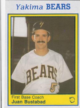 1990 Yakima Bears #5 Juan Bustabad Front