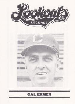 1988 Chattanooga Lookouts Legends #12 Cal Ermer Front