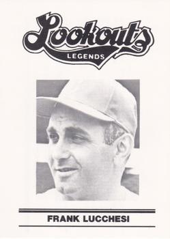 1988 Chattanooga Lookouts Legends #22 Frank Lucchesi Front
