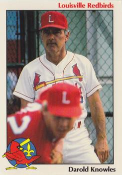 1988 Louisville Redbirds #3 Darold Knowles Front