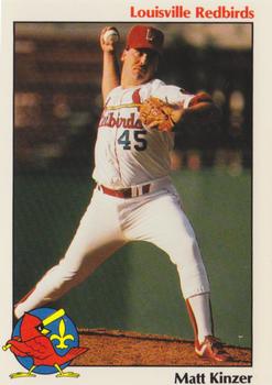 1988 Louisville Redbirds #24 Matt Kinzer Front