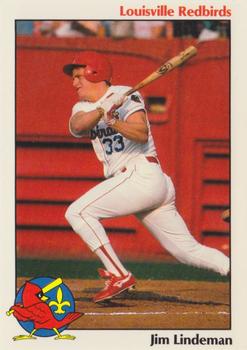 1988 Louisville Redbirds #28 Jim Lindeman Front