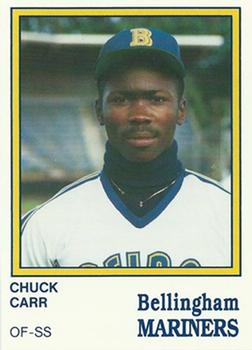 1987 Bellingham Mariners #9 Chuck Carr Front