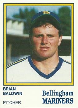 1987 Bellingham Mariners #19 Brian Baldwin Front