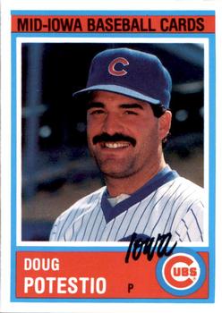 1987 Iowa Cubs #6 Doug Potestio Front