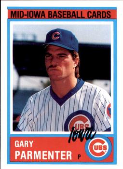 1987 Iowa Cubs #7 Gary Parmenter Front