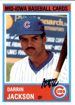 1987 Iowa Cubs #25 Darrin Jackson Front