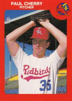 1987 Louisville Redbirds #9 Paul Cherry Front