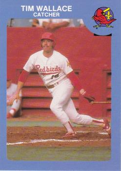 1986 Louisville Redbirds #28 Tim Wallace Front