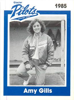 1985 Anchorage Glacier Pilots #NNO Amy Gills Front