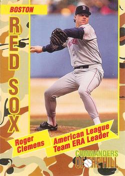 1993 Topps/Coca-Cola Commanders of the Hill #3 Roger Clemens Front
