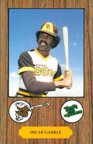 1978 Family Fun Centers San Diego Padres #NNO Oscar Gamble Front