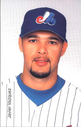 2002 Montreal Expos #NNO Javier Vazquez Front