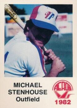 1982 Wichita Aeros #NNO Mike Stenhouse Front